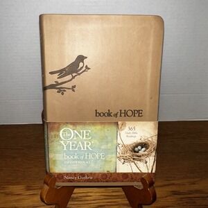 The One Year Book of Hope Devotional~Leather Luxe~365 Daily Bible Readings~New!!